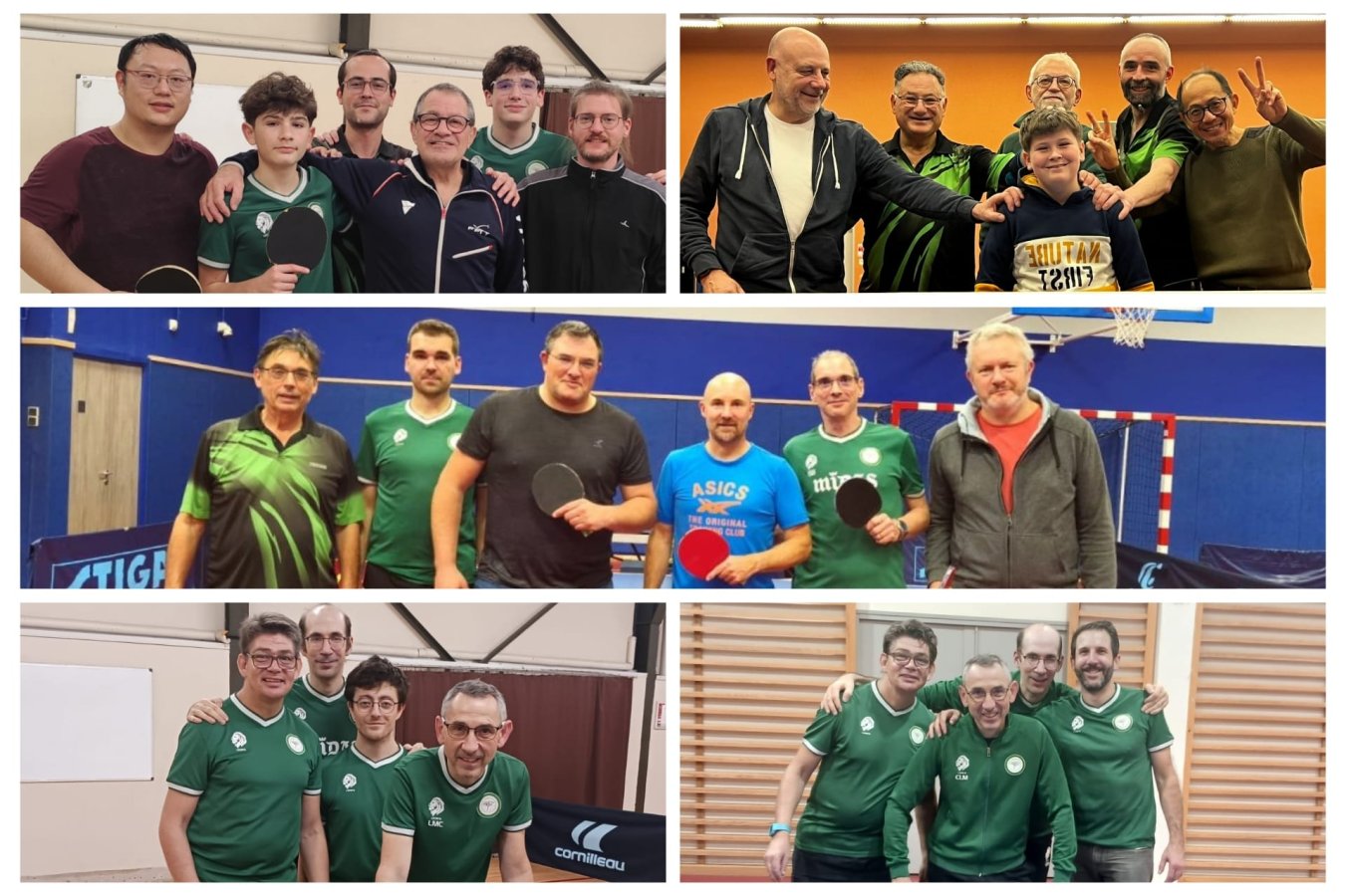 Une première phase réussie pour nos 4 équipes de Sucy !